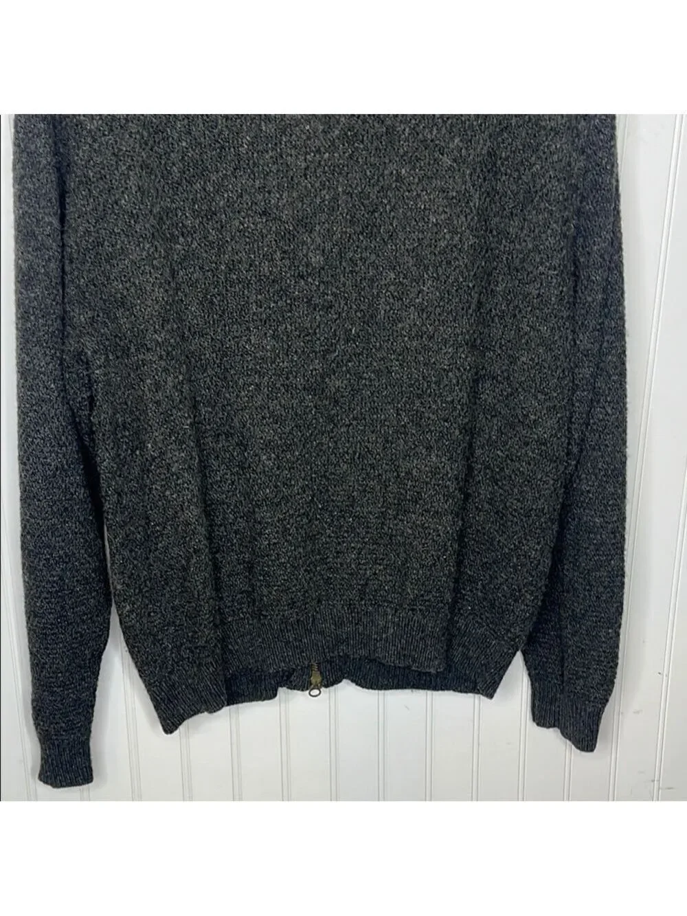 Pendleton Gray Zip Up Sweater